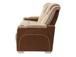 Mirapella Brown Dual Power Recliner Loveseat -Home Furniture L4313 8406 BRN main 5