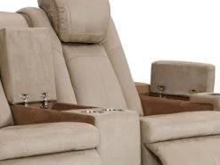 Mirapella Brown Dual Power Recliner Loveseat -Home Furniture L4313 8406 BRN main 7