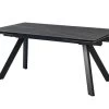 Giselle Black Ceramic Dining Table -Home Furniture MC 1846BLKCM DT main 1