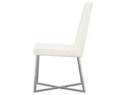 Pasha White Side Chair -Home Furniture ND533 03 main 3