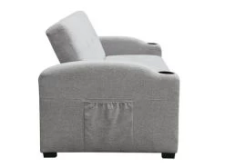 Reena Light Gray Sofa Sleeper -Home Furniture REENA FAB MENARD main 5
