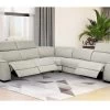 Kerala Gray Leather 3 Dual Power Recliner 5 Pcs Sectional -Home Furniture RS11459LH3PR SEC main 1