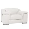 Manali White Dual Power Leather Recliner -Home Furniture RS1146811S1U495E main 1