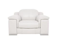 Manali White Dual Power Leather Recliner -Home Furniture RS1146811S1U495E main 3