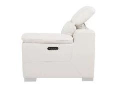 Manali White Dual Power Leather Recliner -Home Furniture RS1146811S1U495E main 4