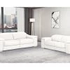 Manali White Leather Dual Power Recliner 2 Pcs Set -Home Furniture RS 11468 WHT 2PCS main 1