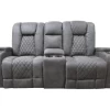 Cayman Gunmetal Glider Loveseat -Home Furniture S70116M L 25655 main 1