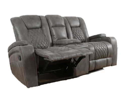 Cayman Gunmetal Glider Loveseat 4 Cayman Gunmetal Glider Loveseat - Image 2