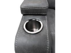 Cayman Gunmetal Dual Recliner Sofa 12 Cayman Gunmetal Dual Recliner Sofa -Home Furniture S70116M S 25655 main 4