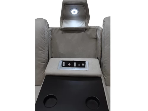 Cayman Gunmetal Dual Recliner Sofa 7 Cayman Gunmetal Dual Recliner Sofa - Image 5