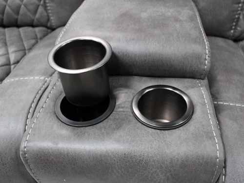 Cayman Gunmetal Dual Recliner Sofa 9 Cayman Gunmetal Dual Recliner Sofa - Image 7