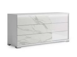 Sofia White Marble Queen 3 Pcs Set -Home Furniture SOF WR Q3PCS main 3