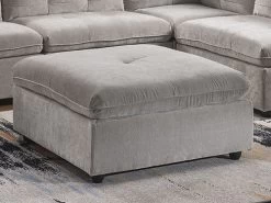 Captiva Gray Ottoman