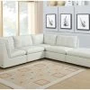Captiva White Sectional With Ottoman -Home Furniture U3031C WHT 5PCS main 1