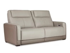 Brielle Leather Power Recliner Sofa
