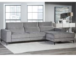 Sereno Gray Right Sectional