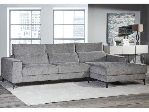 Sereno Gray Right Sectional 3 Sereno Gray Right Sectional