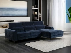 Sereno Blue Midnight Right Sectional