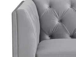 Ambrose Silver Velvet Sofa 8 Ambrose Silver Velvet Sofa -Home Furniture U9017 SV SF main 3