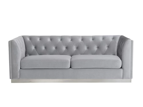 Ambrose Silver Velvet 2 Pcs Set 4 Ambrose Silver Velvet 2 Pcs Set - Image 2