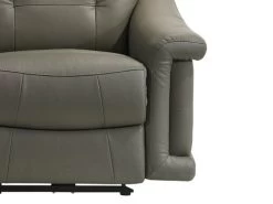 Sammit Grey Leather Power Recliner -Home Furniture USI 3631 105 main 5