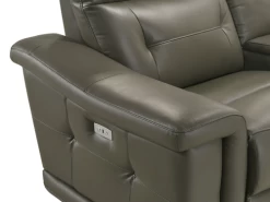 Sammit Grey Leather 4 Power Recliner 7 Pcs Sectional 11 Sammit Grey Leather 4 Power Recliner 7 Pcs Sectional -Home Furniture USI3631 4P 7PCS main 4