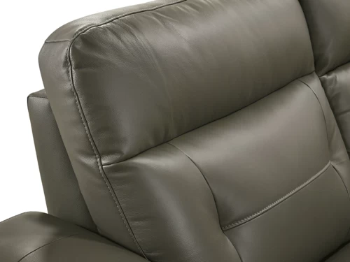 Sammit Grey Leather 4 Power Recliner 7 Pcs Sectional 8 Sammit Grey Leather 4 Power Recliner 7 Pcs Sectional - Image 6